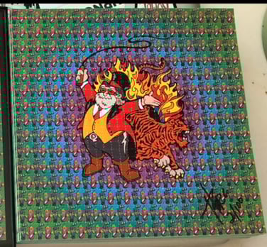 Signed & Numbered /100 blotter 