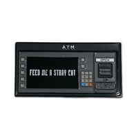 Image 1 of Feed Me a Stray Cat ATM American Psycho - Enamel Pin