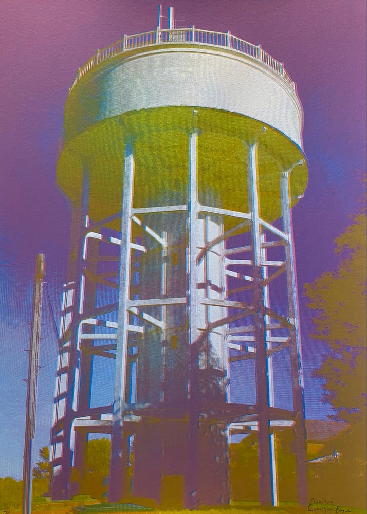 Image of Rumfield Road Watertower 5/20 by Charlie Evaristo-Boyce