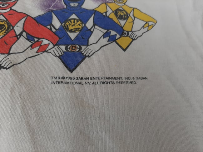 1995 Power Rangers T-Shirt