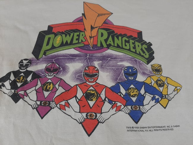 1995 Power Rangers T-Shirt