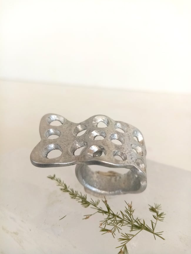 Anillos  Espuma de Mar (Rojo / Dorado / Plateado)