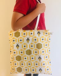 Image 2 of Bees Tote Bag