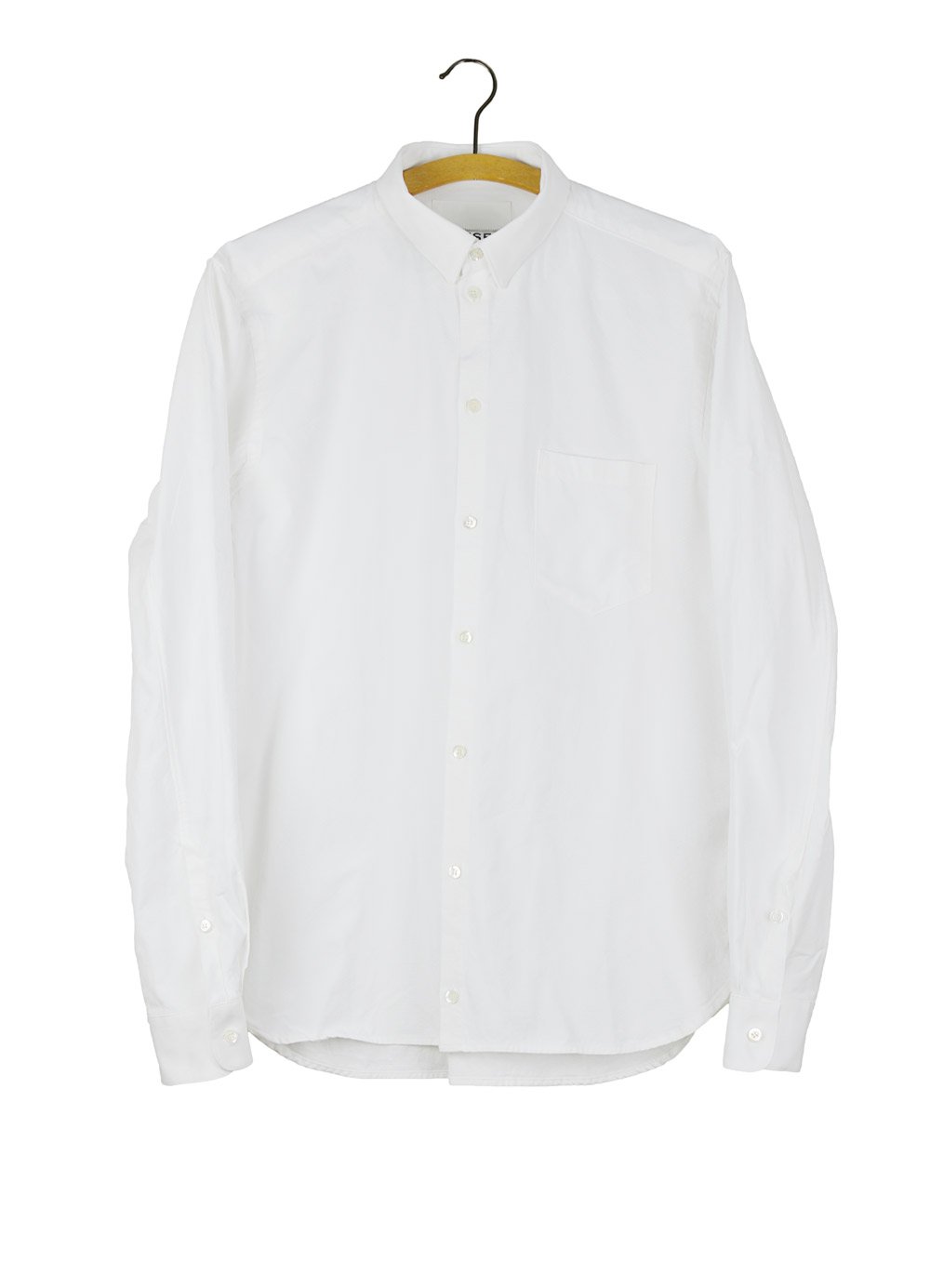 Hansen Garments HAAKON | Hidden Button Down Shirt | White