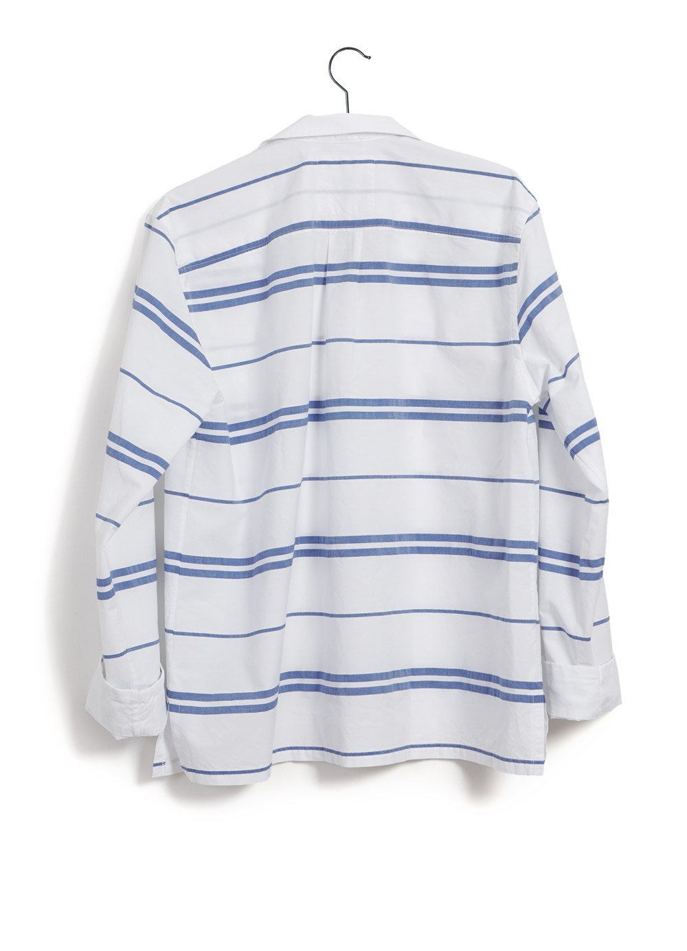Hansen Garments MARIUS | Casual Pull On Shirt | White Stripes