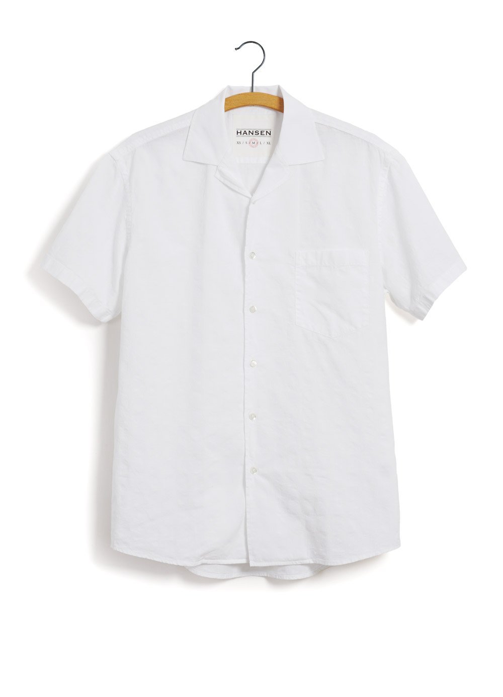 Hansen Garments JONNY | Short Sleeve Shirt | White, Aqua