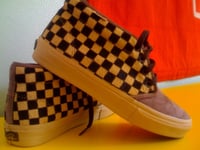 Image 3 of Vans Vault Checkered Pony Chukka LX sneaker