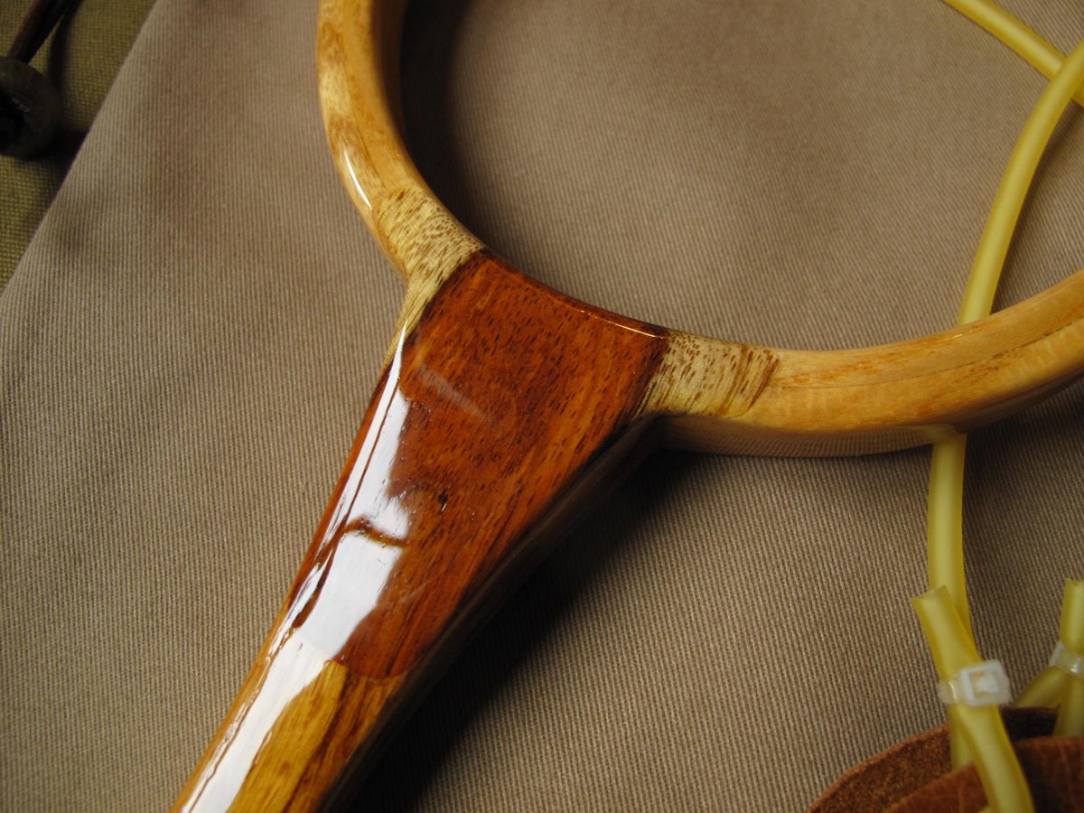 Image of Handmade oak and ash catapult