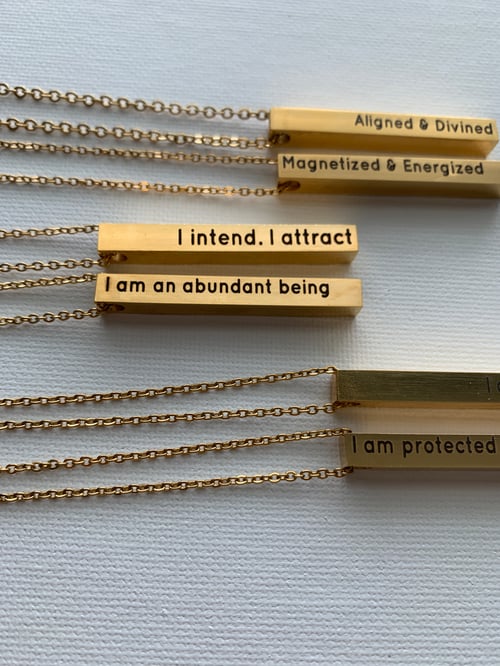 Image of BIG UP • Mantra Necklaces