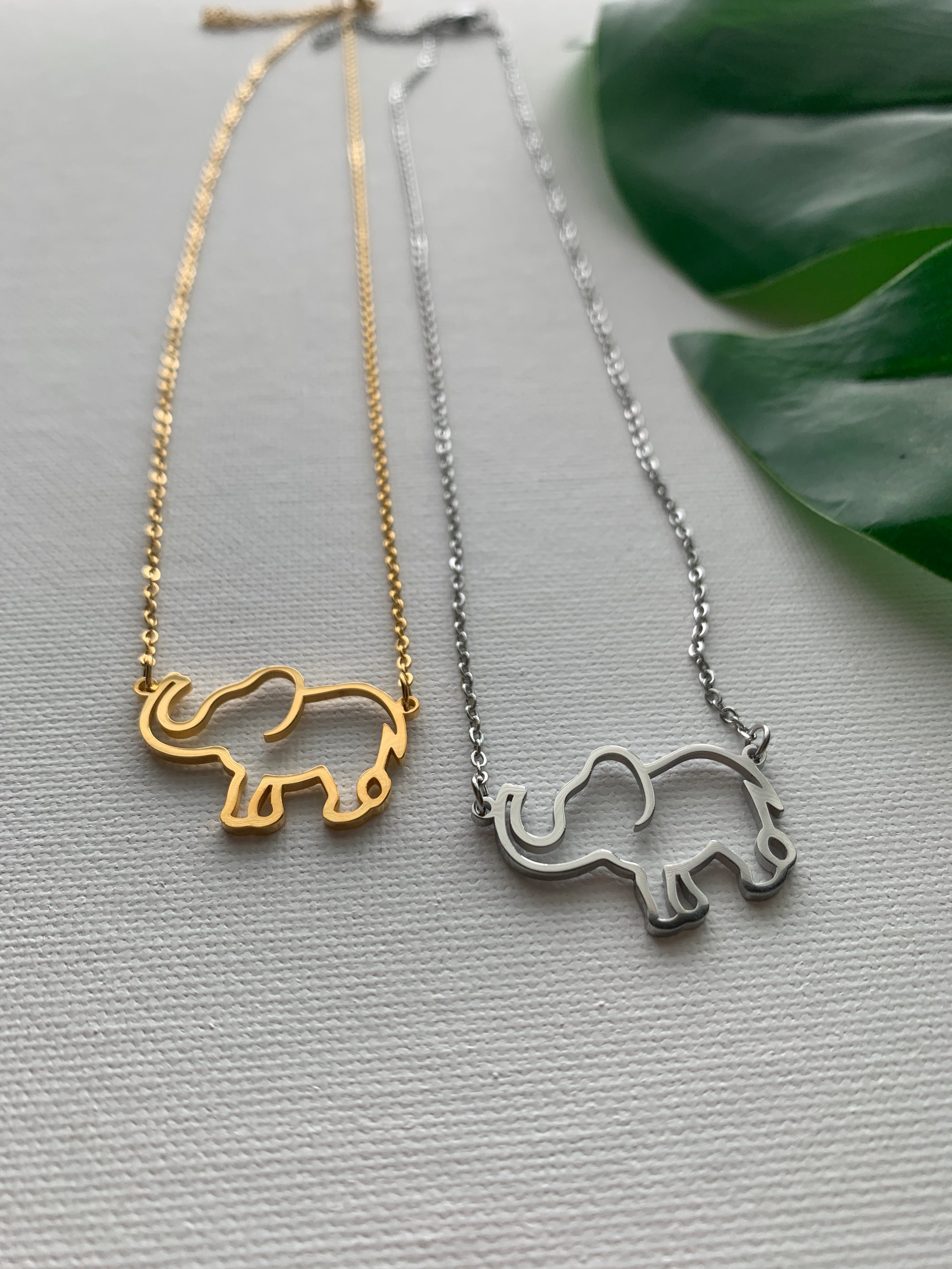 Save an 2025 elephant necklace