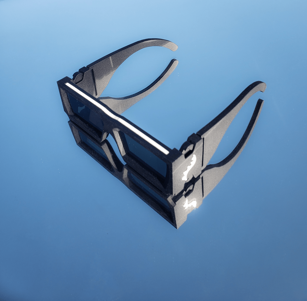 Image of BUCKLE GLASSES: Crow Pied