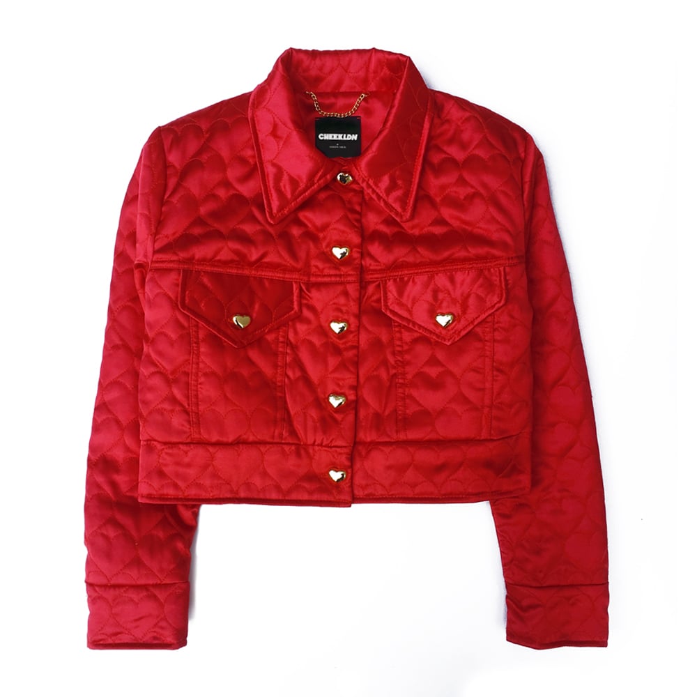 THE SWEETHEART JACKET (CHERRY RED)