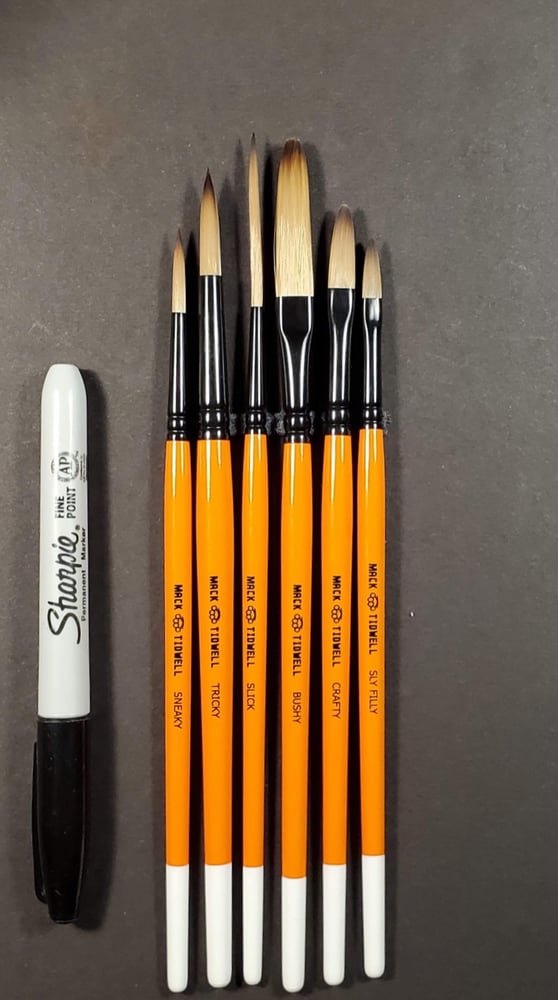 Image of Fox Tails - 6pc Paintbrush Set