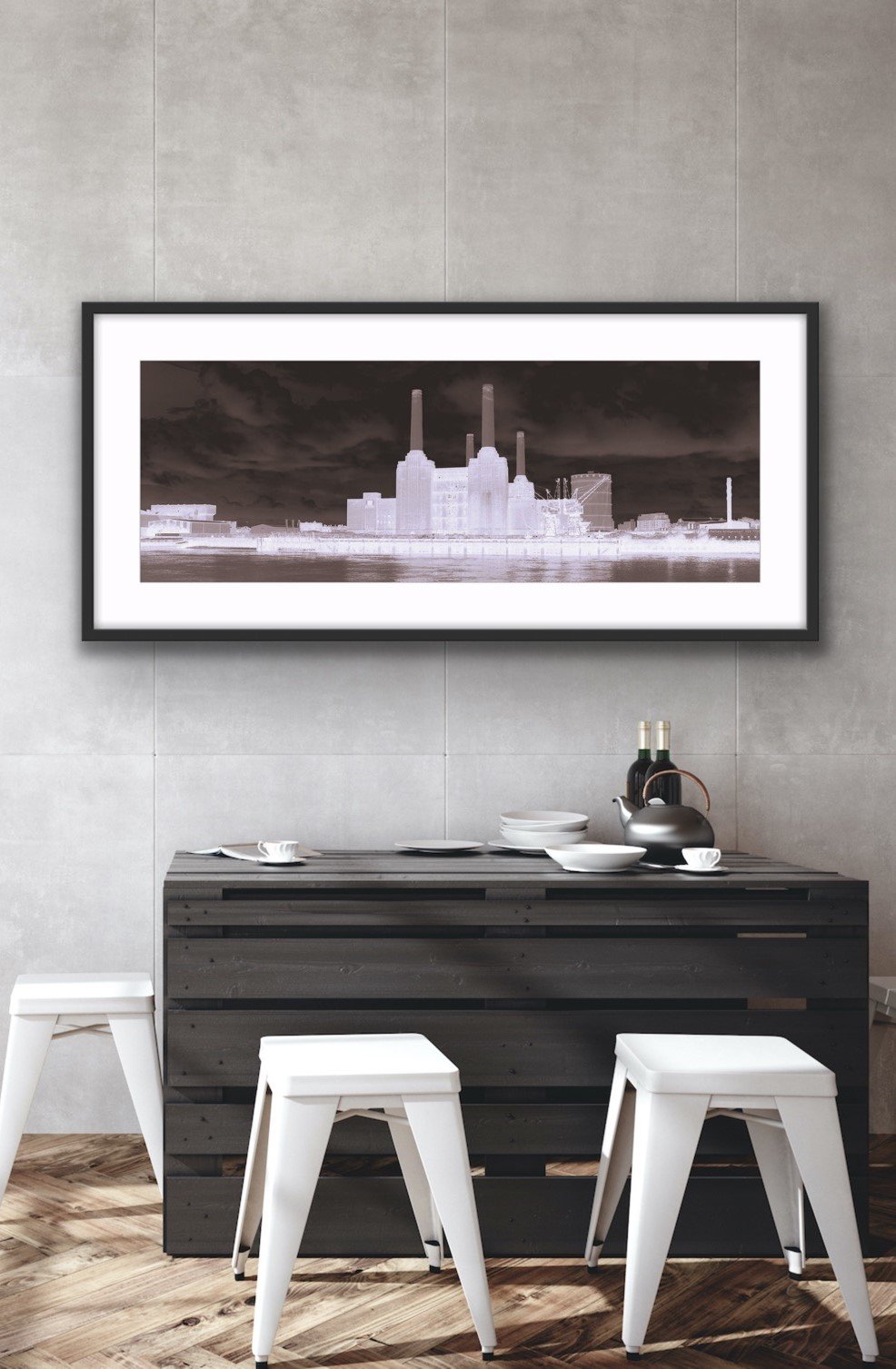 Vibrance Sepia - Battersea Power Station - Limited Edition Print 1/10