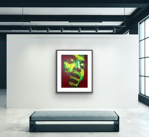 Lenny - Original - Finger Painted Acrylic on Canvas