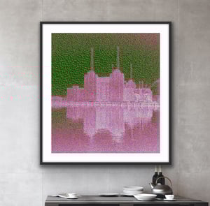 Pixel Power - Pink Green - Limited Edition Print 1/3