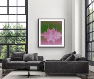 Pixel Power - Pink Green - Limited Edition Print 1/3