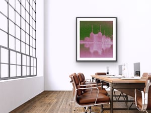 Pixel Power - Pink Green - Limited Edition Print 1/3