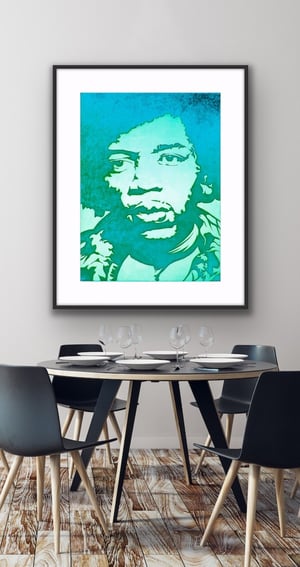 Jimi Blue Haze - Limited Edition Print 1/25