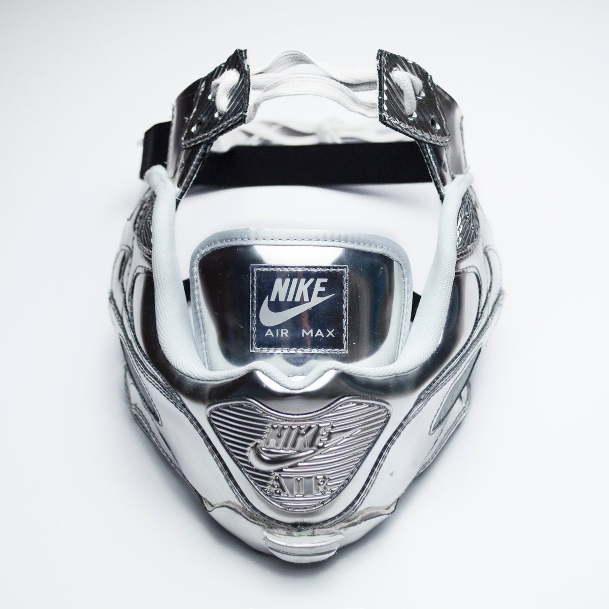 Image of SNEAKER MASK / AIR MASK 90 / SILVER 