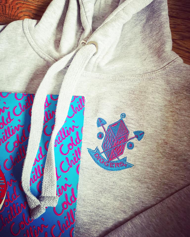 Image of Custom Hand Made Embroided Logo Hoodie