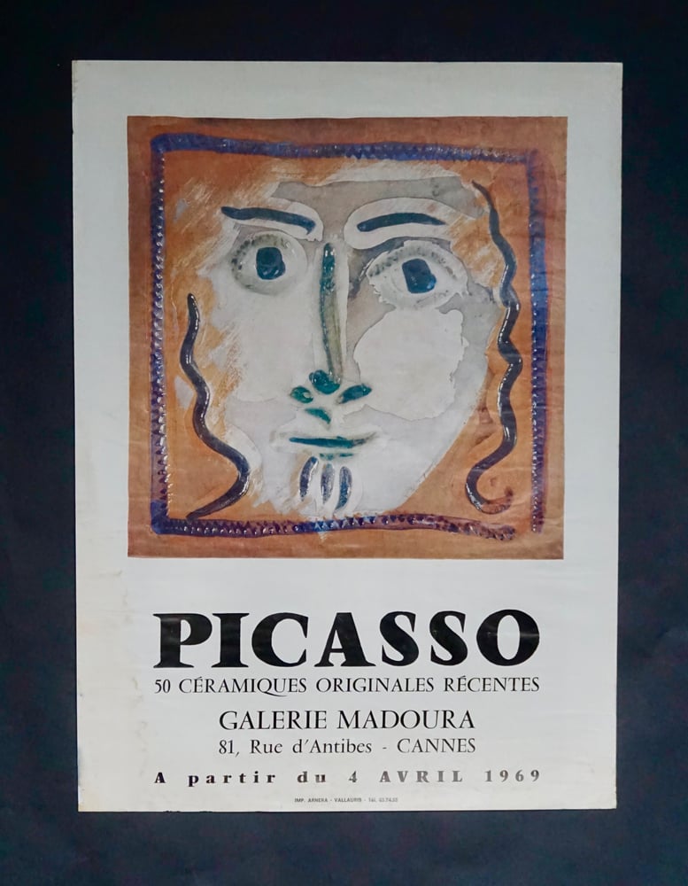 Image of (after) pablo picasso / ceramic portrait  / 23/095