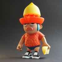 Image 1 of BOB LEMON custom pink flesh orange fluo hat