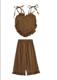 Image 1 of Lovely ruffle pants set