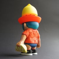 Image 4 of BOB LEMON custom pink flesh orange fluo hat