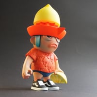 Image 5 of BOB LEMON custom pink flesh orange fluo hat