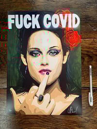 Image 1 of Kristen Stewart COVID Print