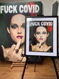 Image 2 of Kristen Stewart COVID Print
