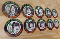 Image 2 of Hunger Strikers Circular Sticker Pack.