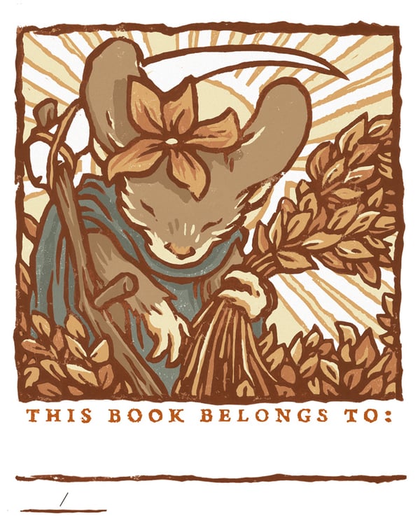 Image of Mouse Guard 2021 Bookplate