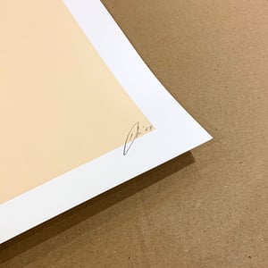 Image of "Most Is What You Make Of It" AP 1/2 Sand Variant - Hand Finished Screen Print