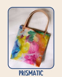 Image 2 of HAND SEWN CANVAS & LEATHER TOTE