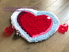 Simple Contained Heart Mini Rug