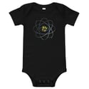 Bohr's Fruit Model of the Atom Baby short sleeve one piece