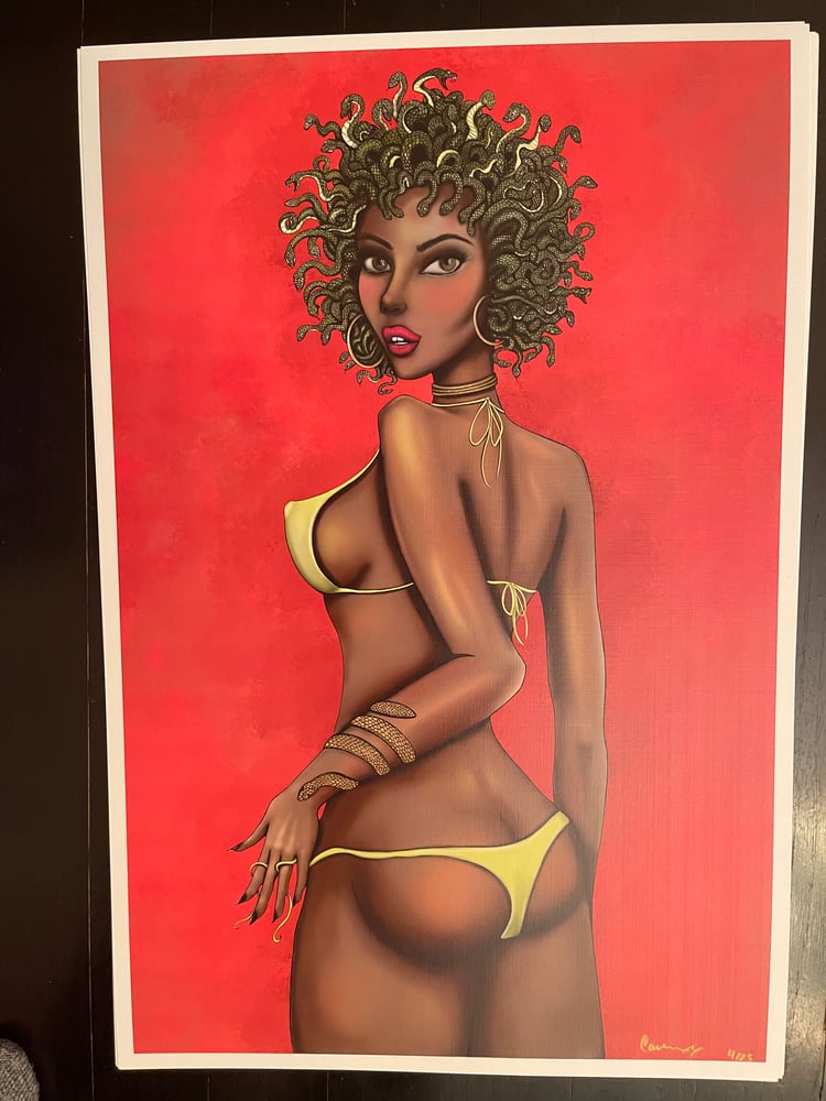 Image of FOXY MEDUSA LIMITED EDITION GICLEE PRINT 