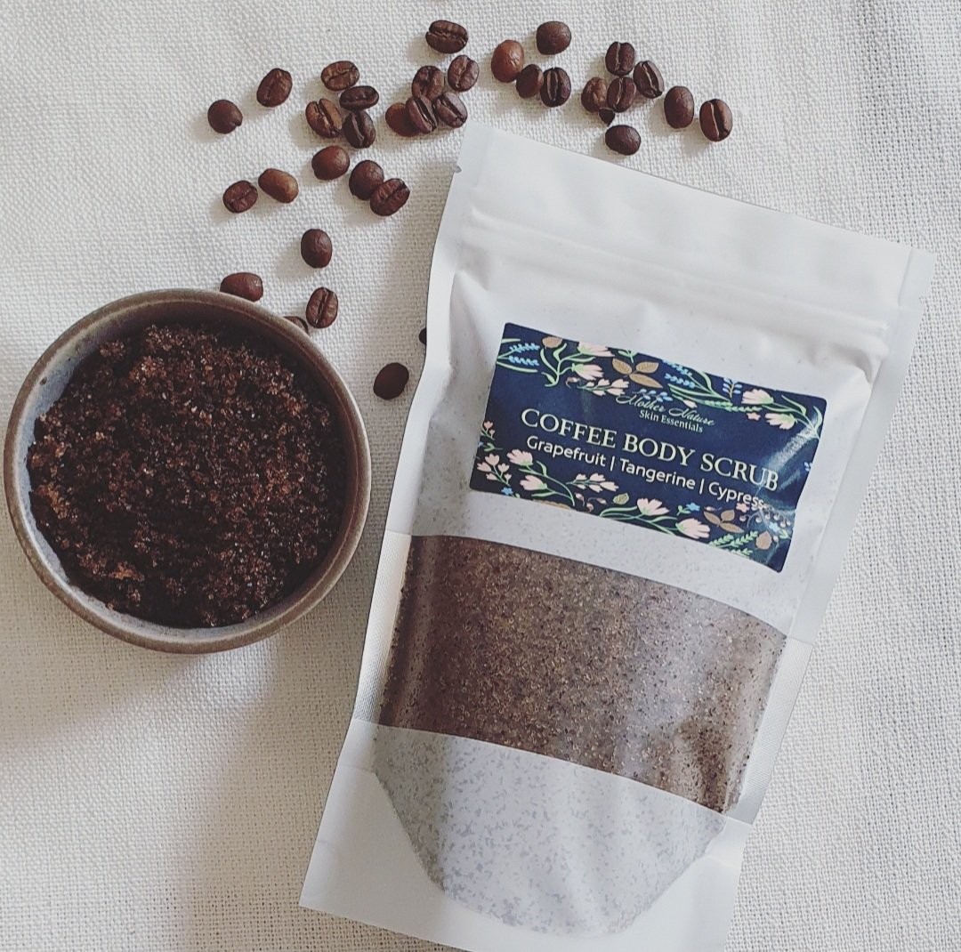 Image of COFFEE BODY SCRUB | Grapefruit Tangerine & Cypress 