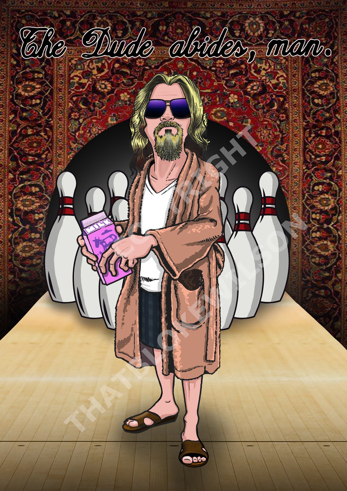 Image of The Dude Abides, Man