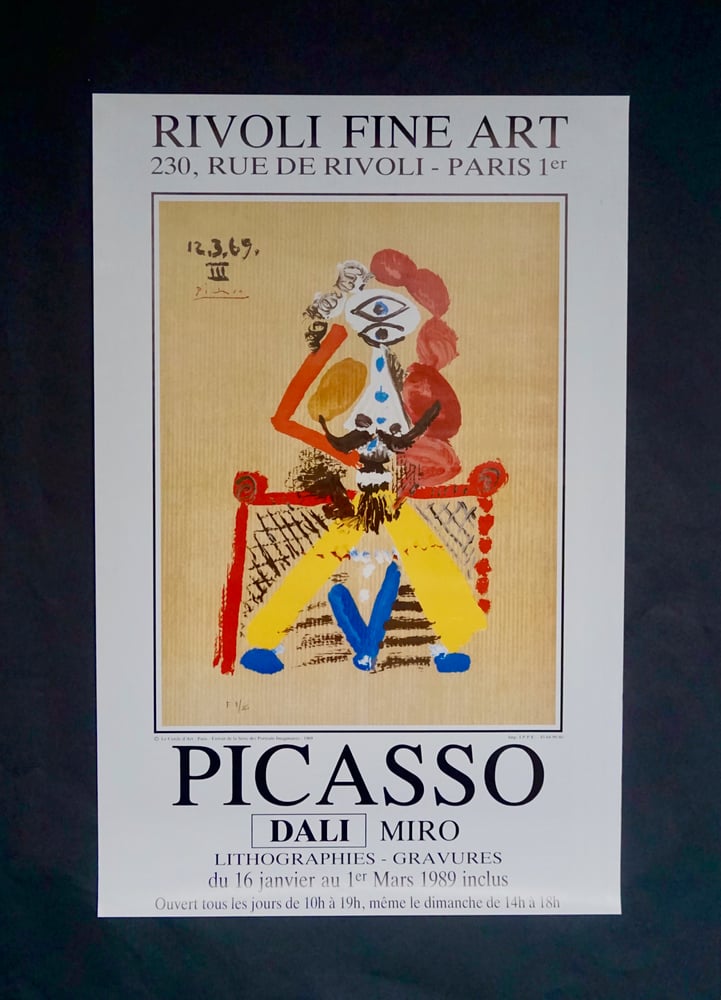 Image of (after) pablo picasso / imaginary portrait / poster / 23/094