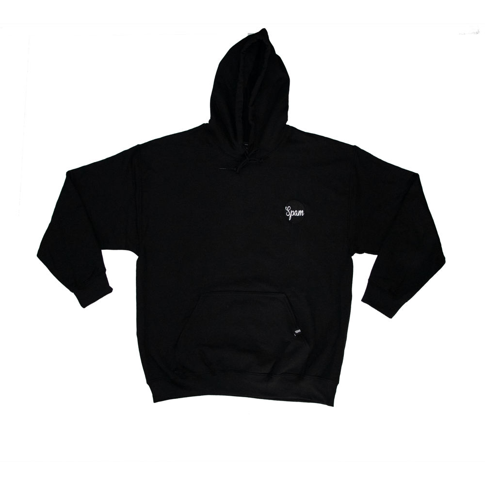 SPAM PATCH BLACK HOODIE