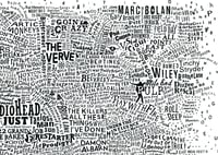 Image 3 of Music Map Of London (White)