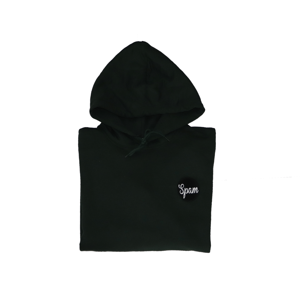 SPAM PATCH GREEN HOODIE | Spam Clothing