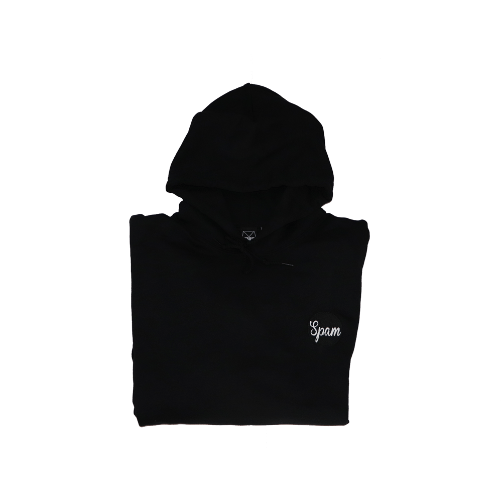 SPAM PATCH BLACK HOODIE