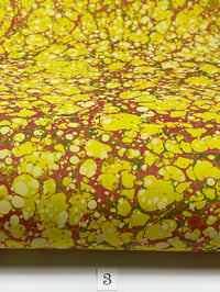 Image 4 of Marbled Paper Chartreuse - 1/2 sheets