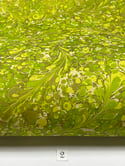 Marbled Paper Chartreuse - 1/2 sheets
