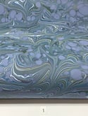 Marbled Paper Imperial Blue - 1/2 sheets