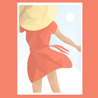 Image of Affiche - Windy Summer - A4 